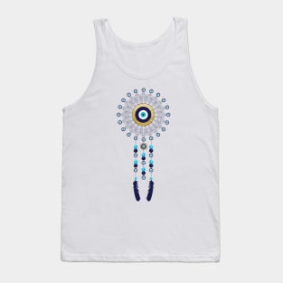 Boho Chic Evil Eye Mandala Dream Catcher Tank Top